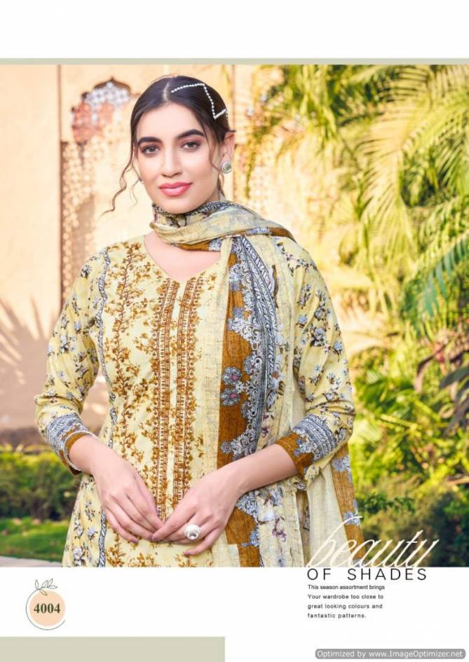 Bin Saeed Vol 4 By Gull A Ahmed Lawn Cotton Dress Material Wholesale Price In Surat